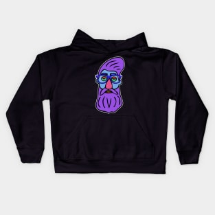 Hipster Head #6 Kids Hoodie